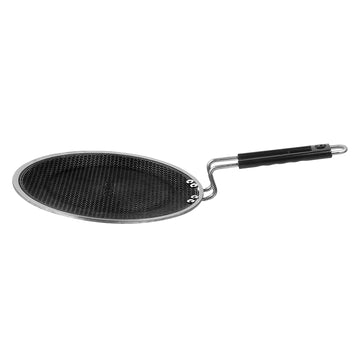 Vinod Platinum Triply Stainless Steel SAS Pro Concave Tawa - 25 cm (Induction Friendly)